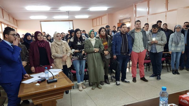 مناقشة رسالة في موضوع ظاهرة عدم تحيين الرسوم العقارية وفق مستجدات القانون 14/07  تحت إشراف الدكتور ادريس الفاخوري  تقدم بها الباحث محمد العلالي 