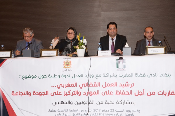 نادي قضاة المغرب يناقش مقاربات ترشيد العمل القضائي حفاظا على الموارد وتحقيقا للجودة والنجاعة