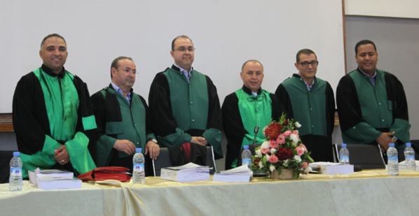 تقرير حول مناقشة أطروحة لنيل الدكتوراه في القانون الخاص تقدم بها الطالب الباحث زكرياء الغزاوي، حول موضوع: "مسطرة التحكيم التجاري الدولي بين الخضوع إلى قضاء الدولة و الاستقلالية، دراسة مقارنة"، تحت اشراف الدكتور مرزوق ايت الحاج.