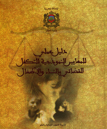 تقديم الدليل العملي للمعايير النموذجية للتكفل القضائي بالنساء والأطفال تقديم الدليل العملي للمعايير النموذجية للتكفل القضائي بالنساء والأطفال