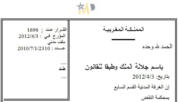 محكمة النقض: إن تحرير ما أطلق عليه وعد بالبيع مع أنه في حقيقته ينطوي على عقد بيع ابتدائي ثابت التاريخ بواسطة موثق مرخص له بتحرير العقود العرفية بناء على طلب صريح من المتعاقدين تكون الغاية من الفصل 3-618 من قانون الالتزامات والعقود قد تحققت - نعم