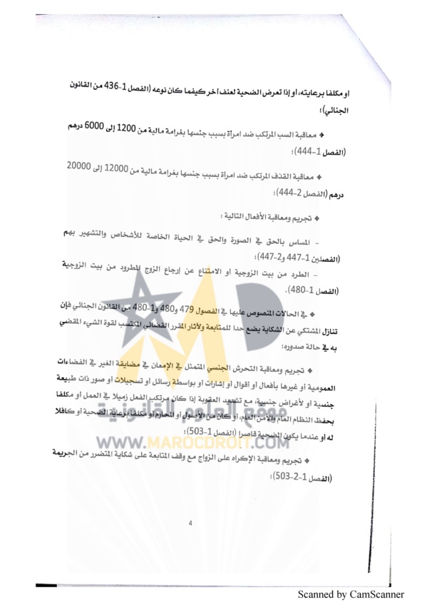 منشور رئيس النيابة العامة حول قانون  محاربة العنف ضد النساء