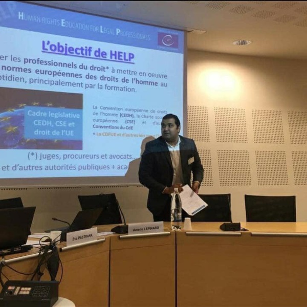 تهنئة للأستاذ حاتم بكار على إعتماده مسؤولا وطنيا بالمملكة المغربية عن برنامج HELP بإعتباره خبيرا معتمدا لدى المجلس الأوروبي - التفاصيل تهنئة للأستاذ حاتم بكار على إعتماده مسؤولا وطنيا بالمملكة المغربية عن برنامج HELP بإعتباره خبيرا معتمدا لدى المجلس الأوروبي - التفاصيل