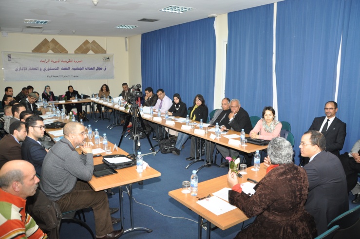 إنطلاق أشغال الدورة التدريبية الجهوية الرابعة في مجال العدالة الجنائية و القضاء الدستوري  و القضاء الإداري المنظمة من طرف جمعية عدالة  بمدينة الرباط
