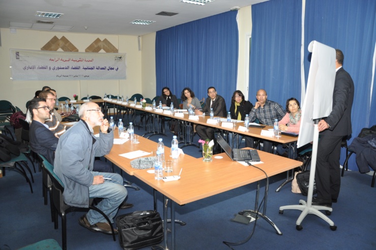 إنطلاق أشغال الدورة التدريبية الجهوية الرابعة في مجال العدالة الجنائية و القضاء الدستوري  و القضاء الإداري المنظمة من طرف جمعية عدالة  بمدينة الرباط