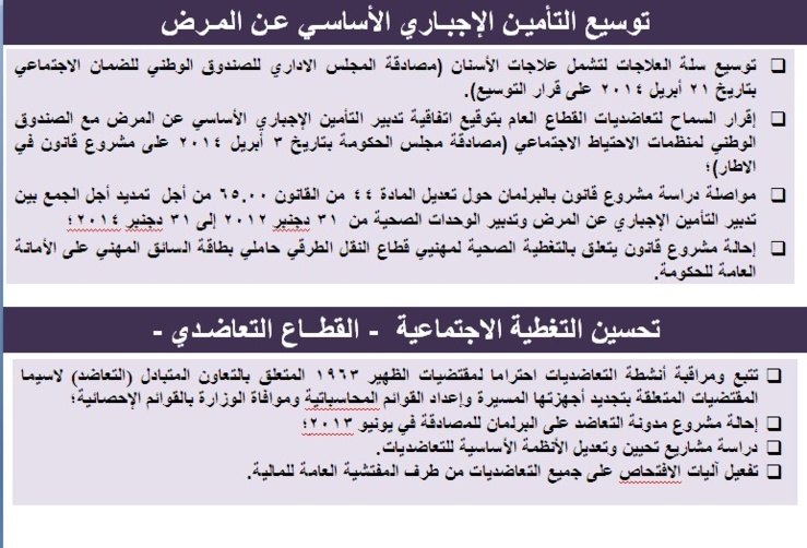 مؤشرات حول الحماية الاجتماعية للأجراء