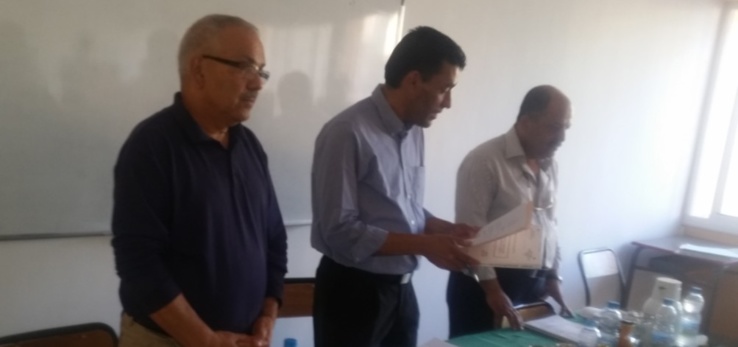 ماستر قانون العقود والعقار: مناقشة رسالة تحت عنوان الإثبات بشهادة الشهود في المنازعات العقارية – دراسة في ضوء مشروع قانون المسطرة المدنية  تحت إشراف الدكتور عبد العزيز حضري تقدم بها الباحث فيصل المزدوكي