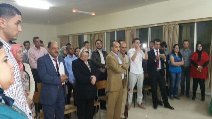 ماستر قانون العقود والعقار: مناقشة رسالة تحت عنوان التزامات المنعش العقاري وضماناتها تجاه مشتري المحلات السكنية تحت إشراف الدكتور الحسين بلحساني تقدمت بها الباحثة سعاد وهنا