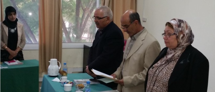 ماستر قانون العقود والعقار: مناقشة رسالة تحت عنوان تدخل القضاء الزجري في ميدان التعمير – بين أزمة النص ومتطلبات الإصلاح تحت إشراف الدكتور محمد شهيب تقدمت بها الباحثة شادية وحمدي 
