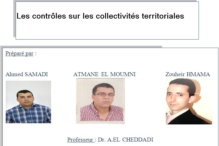 Les contrôles sur les collectivités territoriales