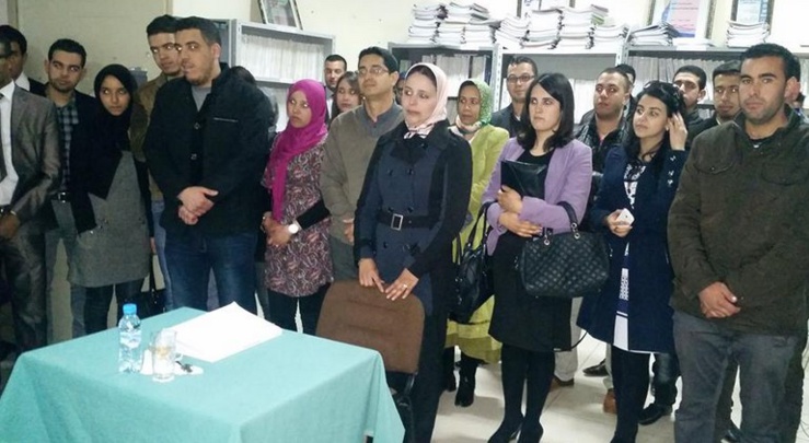 ماستر قانون العقود والعقار: مناقشة رسالة في موضوع دعوى بطلان اجراءات الحجز التنفيذي العقاري  تحت إشراف الدكتور إدريس الفاخوري تقدمت بها الباحثة هدى بوينفيف