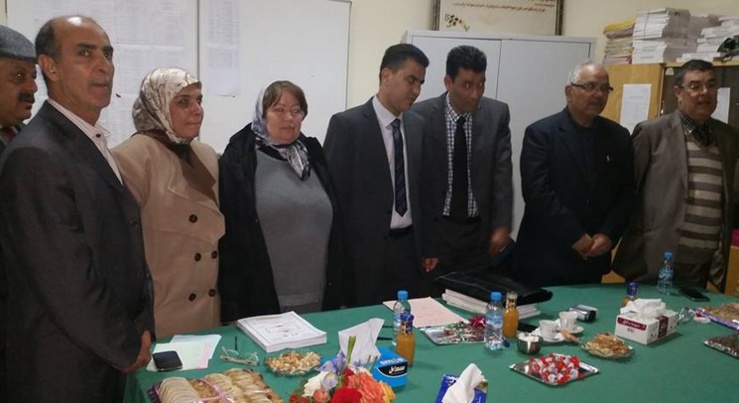 ماستر قانون العقود والعقار: مناقشة رسالة في موضوع الحجز على السفينة  تحت إشراف الدكتور سعيد الروبيو تقدم بها الباحث محمد الهواري