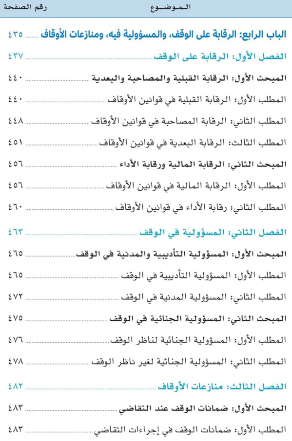 صدور مؤلف موسوم ب: «قوانين الأوقاف في العالم العربي والإسلامي: دراسة تحليلية مقارنة للدكتورعبد الرزاق اصبيحي عن مؤسسة ساعي لتطوير الأوقاف بالمملكة العربية السعودية