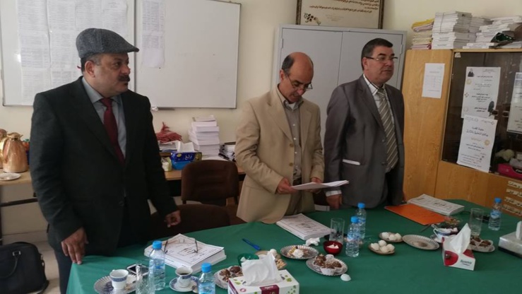 ماستر قانون العقود والعقار: مناقشة رسالة في موضوع - مخالفات التعمير التكييف والمتابعة  - تحت إشراف الدكتورة غزال وردة تقدمت بها الباحثة هجر الشريعي