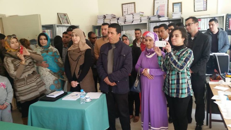 ماستر قانون العقود والعقار: مناقشة رسالة في موضوع - مخالفات التعمير التكييف والمتابعة  - تحت إشراف الدكتورة غزال وردة تقدمت بها الباحثة هجر الشريعي