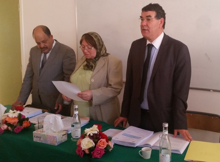 ماستر قانون العقود والعقار: مناقشة رسالة في موضوع المظاهر الحِمائية لإستقرار العلاقات الشغلية - حِماية حقوق الأجراء وضبط سلطات المشغِّل نموذجاً - تحت إشراف الدكتورة  دنيا مباركة  تقدَّم بها الباحث  سفيان أزرقان ماستر قانون العقود والعقار: مناقشة رسالة في موضوع المظاهر الحِمائية لإستقرار العلاقات الشغلية - حِماية حقوق الأجراء وضبط سلطات المشغِّل نموذجاً - تحت إشراف الدكتورة  دنيا مباركة  تقدَّم بها الباحث  سفيان أزرقان