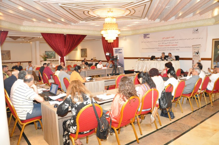 إنتهاء أشغال اللقاء الجهوي الأول من اجل إعداد تقرير موازي مشترك للمنظمات غير الحكومية حول وضعية حقوق الإنسان بالمغرب في اطار الاستعراض الدوري الشامل 2017 المنظم من طرف جمعية عدالة بالرباط إنتهاء أشغال اللقاء الجهوي الأول من اجل إعداد تقرير موازي مشترك للمنظمات غير الحكومية حول وضعية حقوق الإنسان بالمغرب في اطار الاستعراض الدوري الشامل 2017 المنظم من طرف جمعية عدالة بالرباط