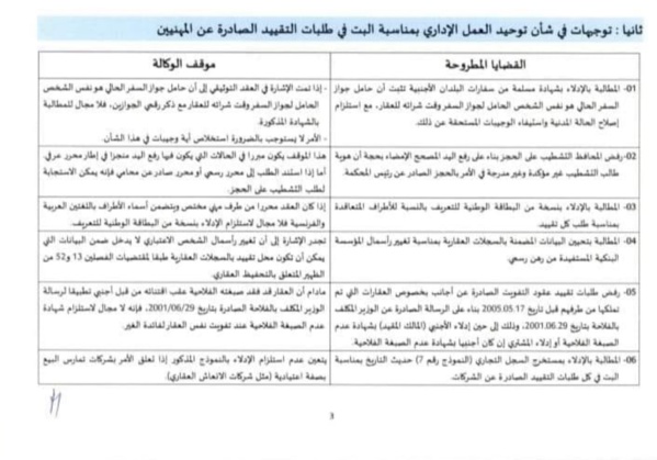 مذكرة المحافظ العام بتاريخ 12 يونيو 2024 في شأن توحيد العمل الإداري