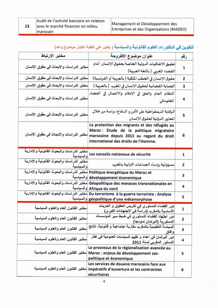 كلية الحقوق بوجدة: إعلان عن فتح باب الترشيحات لدراسات الدكتوراه برسم السنة الجامعية 2015-2016