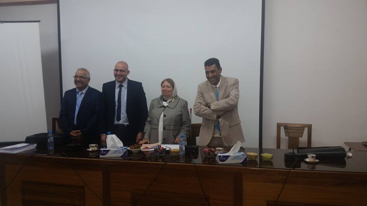 مناقشة رسالة في موضوع دور التمويل البنكي في السكن الاجتماعي تحت إشراف الدكتورة دنيا مباركة  تقدم بها الباحث محمد اليعقوبي  مناقشة رسالة في موضوع دور التمويل البنكي في السكن الاجتماعي تحت إشراف الدكتورة دنيا مباركة  تقدم بها الباحث محمد اليعقوبي