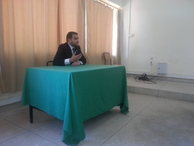 مناقشة رسالة في موضوع المسؤولية المدنية لناظر الأوقاف تحت إشراف الدكتور الحسين بلحساني تقدم بها الباحث حسام أقضاوي