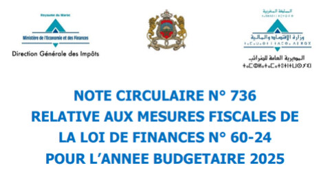 NOTE SYNTHETIQUE DES MESURES FISCALES DE LA LOI DE FINANCES N° 60-24 POUR L’ANNEE BUDGETAIRE 2025