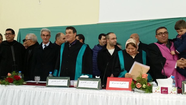 مناقشة أطروحة لنيل الدكتوراه في القانون الخاص في موضوع: الإتفاقات المالية بين الزوجين على ضوء مدونة الأسرة – دراسة نظرية تطبيقية مقارنة  تحت  إشراف الدكتورة دنيا مباركة  للباحث أحمد احيدار مناقشة أطروحة لنيل الدكتوراه في القانون الخاص في موضوع: الإتفاقات المالية بين الزوجين على ضوء مدونة الأسرة – دراسة نظرية تطبيقية مقارنة  تحت  إشراف الدكتورة دنيا مباركة  للباحث أحمد احيدار