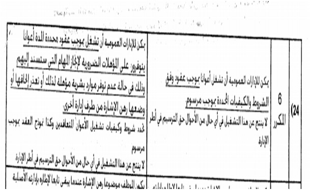 معطيات قانونية حول مشروع مرسوم التعاقد تنسيق الدكتور يونس وحالو