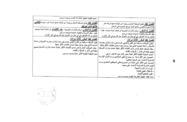 معطيات قانونية حول مشروع مرسوم التعاقد تنسيق الدكتور يونس وحالو