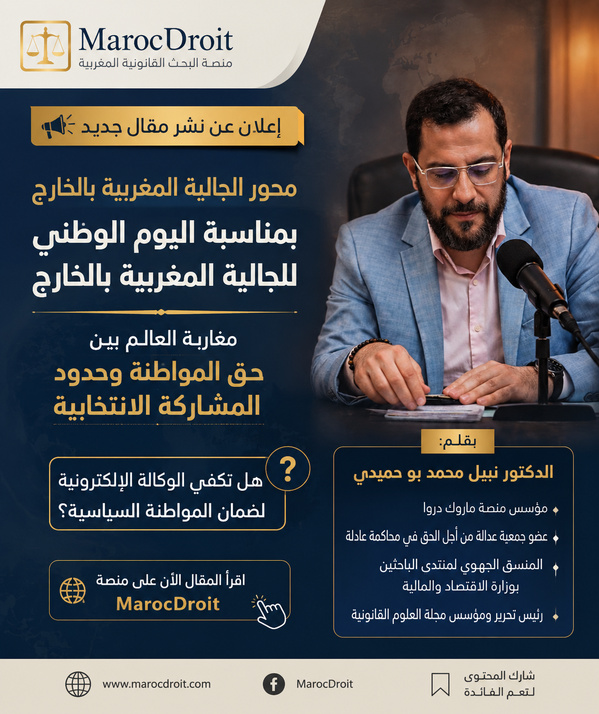 مغاربة العالم بين حق المواطنة وحدود المشاركة الانتخابية: هل تكفي الوكالة الإلكترونية لضمان المواطنة السياسية؟