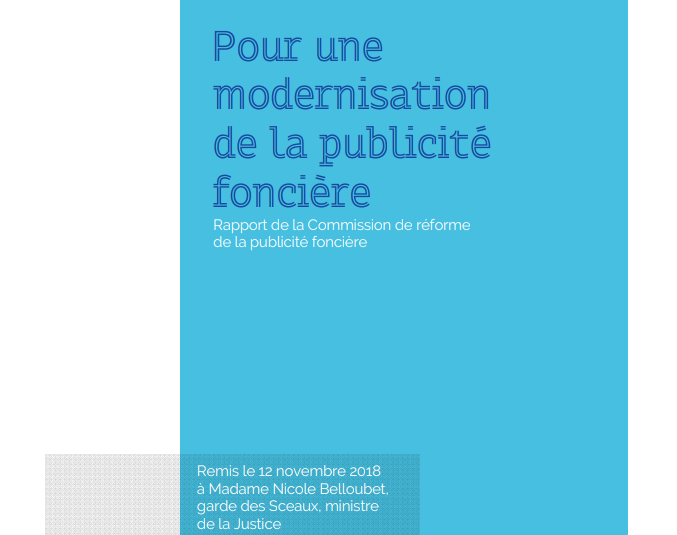 فرنسا: نسخة من دراسة رسمية حول جدوى تحديث نظام الإشهار  العقاري