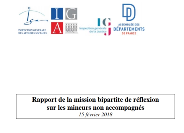Rapport sur les mineurs non accompagnés