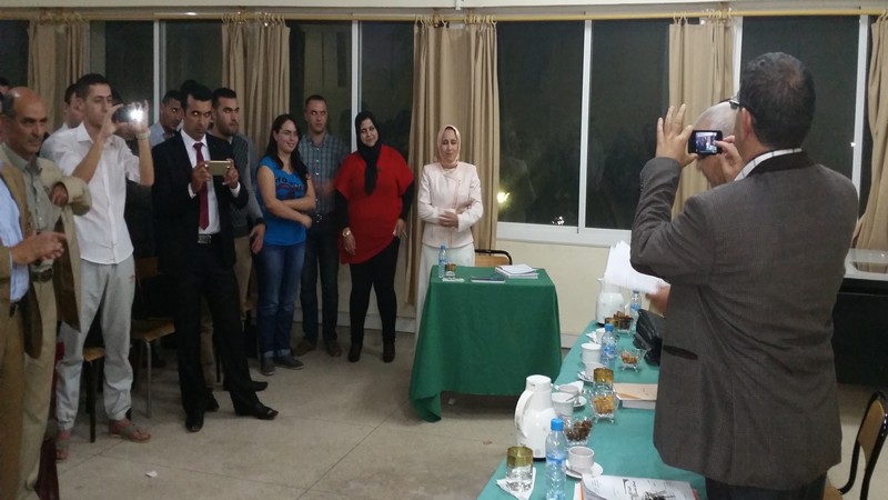 ماستر قانون العقود والعقار: مناقشة رسالة تحت عنوان التزامات المنعش العقاري وضماناتها تجاه مشتري المحلات السكنية تحت إشراف الدكتور الحسين بلحساني تقدمت بها الباحثة سعاد وهنا