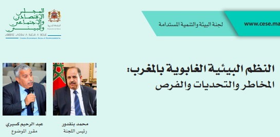 المجلس الاقتصادي والاجتماعي والبيئي يوصي بإحداث مُدَوَّنَةٍ للغابات يتم بِموجَبِها تجميع وتحيين النصوص القانونية المعمول بها المجلس الاقتصادي والاجتماعي والبيئي يوصي بإحداث مُدَوَّنَةٍ للغابات يتم بِموجَبِها تجميع وتحيين النصوص القانونية المعمول بها