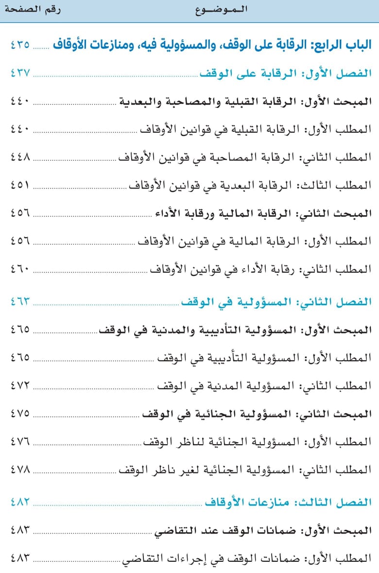 صدور مؤلف موسوم ب: «قوانين الأوقاف في العالم العربي والإسلامي: دراسة تحليلية مقارنة للدكتورعبد الرزاق اصبيحي عن مؤسسة ساعي لتطوير الأوقاف بالمملكة العربية السعودية