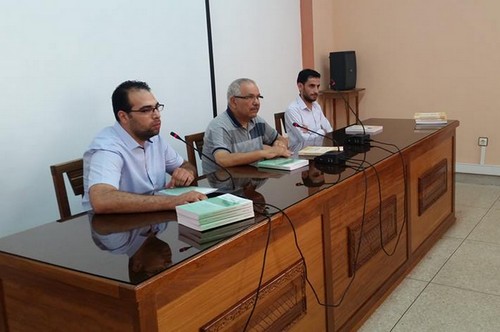 فريق عمل الموقع ومجلة العلوم القانونية ينظمون حفل تكريم للأستاذة دنيا مباركة والأستاذ إدريس الفاخوري بمقر كلية الحقوق بوجدة