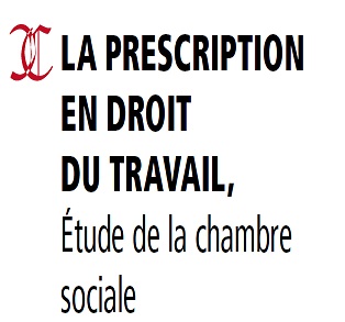 La prescription en droit du travail