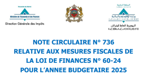 NOTE SYNTHETIQUE DES MESURES FISCALES DE LA LOI DE FINANCES N° 60-24 POUR L’ANNEE BUDGETAIRE 2025
