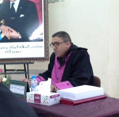 مناقشة أطروحة لنيل الدكتوراه في القانون الخاص في موضوع: الإتفاقات المالية بين الزوجين على ضوء مدونة الأسرة – دراسة نظرية تطبيقية مقارنة  تحت  إشراف الدكتورة دنيا مباركة  للباحث أحمد احيدار