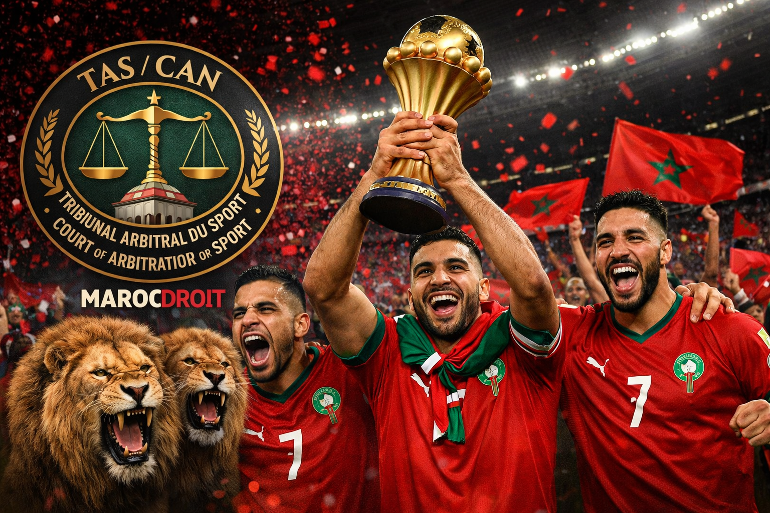 À propos de la validation par le TAS du sacre du Maroc