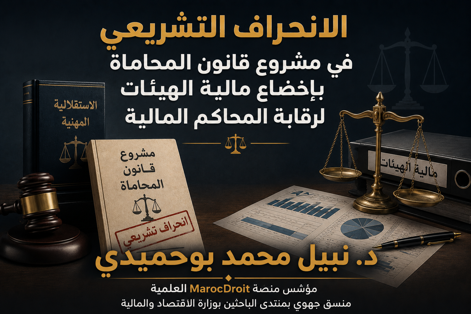 الانحراف التشريعي في مشروع قانون المحاماة بإخضاع مالية الهيئات لرقابة المحاكم المالية