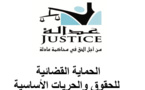 نسخة كاملة من دراسة تحت عنوان الحماية القضائية للحقوق والحريات الأساسية منجزة من طرف جمعية عدالة ومن  إعداد الأستاذين: محمد الهيني وأحمد مفيد 