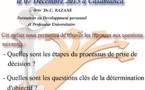 Atelier pour les jeunes intitulé "Prise de décision et détermination d'objectif"