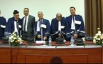 كلية الحقوق الرباط - أكدال: مناقشة أطروحة تحت عنوان حماية الحقوق الواردة على العقار في طور التحفيظ تحت إشراف الدكتور سعيد الدغيمر إعداد الطالب يوسف مختري