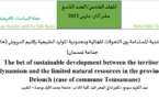 رهان التنمية المستدامة بين التحولات المجالية ومحدودية الموارد الطبيعية بإقليم الدريوش (حالة جماعة تمسمان)