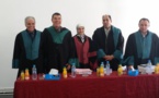 كلية الحقوق بجامعة عبد المالك السعدي بطنجة: مناقشة أطروحة لنيل الدكتوراه في القانون الخاص تحت عنوان حق الإعلام في شركة المساهمة في القانون المغربي   تحت إشراف الدكتور نور الدين لعرج    إعداد الطالبة  فاطمة العبدلاوي