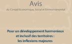 CESE: POUR UN DÉVELOPPEMENT HARMONIEUX ET INCLUSIF DES TERRITOIRES : LES INFLEXIONS MAJEURES