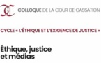 COLLOQUES : Éthique, justice et médias
