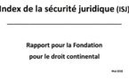 نسخة كاملة من تقرير مؤسسة القانون القاري بفرنسا الخاص بمؤشر الأمن القانوني ببلدان العالم، والذي إعتمده السيد وزير العدل والحريات للجواب على سؤال حول الأمن القانوني بالمغرب خلال جلسة الأسئلة الشفهية الأسبوعية الأربعاء 4 ماي 2016.
