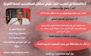 حوار مع ذة. جميلة السيوري : أزمة المحاماة في المغرب: اختبار حقيقي لاستقلال العدالة وحدود السلطة التنفيذية